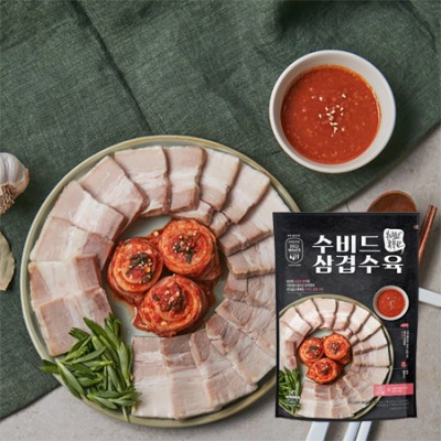 [저온] 코스트코_존쿡델리미트 수비드 삼겹수육 620g, 1개