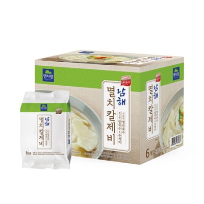 [저온] 코스트코_남해 멸치칼제비 180g*6, 1BOX