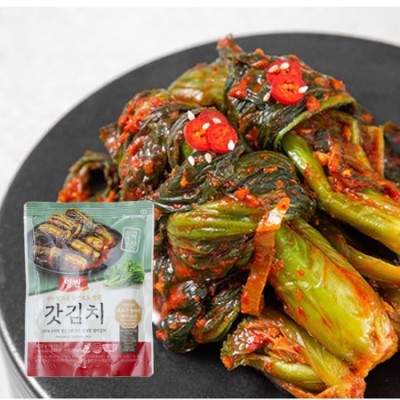 [저온]양반 산지의 고급 원재료로 만든 갓김치 400g, 1개