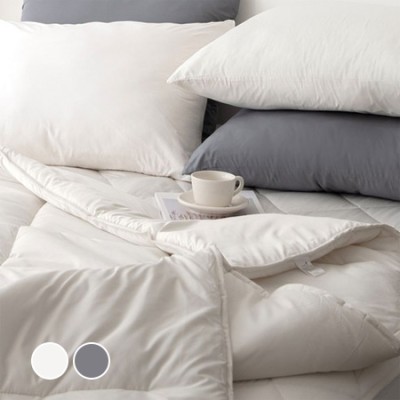[실온] 보넬라 먼지없는 알러지케어 차렵이불 세트 2color, 이불+베개커버+침대커버 세트