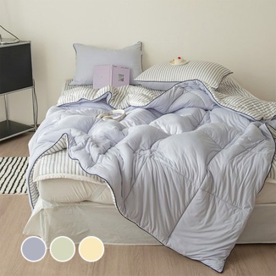 [실온] 쉬즈홈 버터링 밀크 차렵이불 세트 3color,  이불+베개커버 세트
