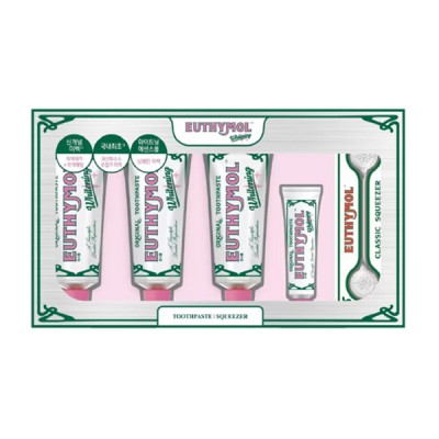 [실온] 유시몰 치약세트 106g x 3 +20g +스퀴저, 1set