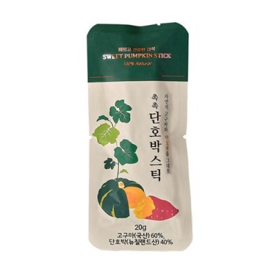 [저온] 한울 촉촉단호박스틱 1개